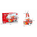 Rappa Kompatibilní stavebnice BLOXO hasiči stanice 278 ks