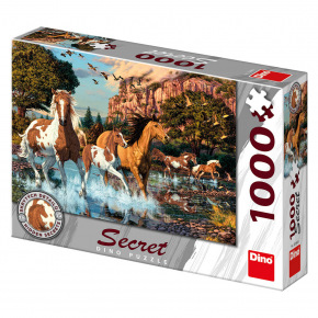 Dino Inne puzzle Dino Konie 1000D tajna kolekcja