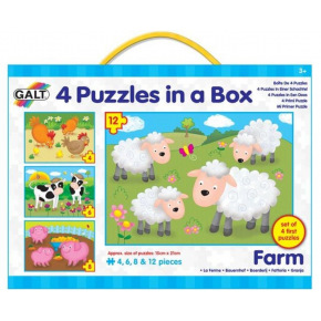 Galt 4 Puzzle v krabici - Farma