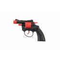 Teddies Pistolet kapsułowy 8 strzałów plastikowy 13cm na karcie