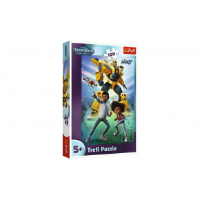 Trefl Puzzle Team Transformers 100 elementów 27,5x41cm w pudełku 20x29x4cm