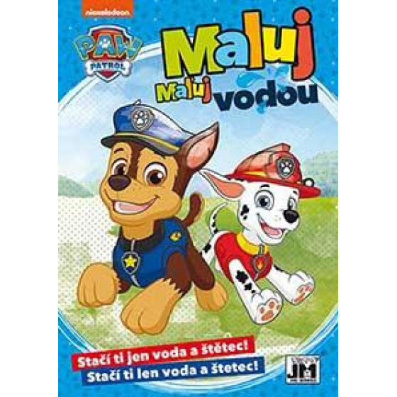 Jiri Models Malbuch A5 Malen mit Wasser Paw Patrol