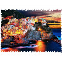 Puzzler DŘEVĚNÉ BAREVNÉ PUZZLE - Manarola v Itálii