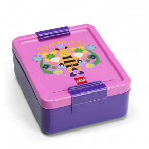 Smartlife LEGO Bee box na svačinu - fialová