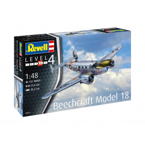 Revell Zestaw plastikowych modeli samolotów 03811 - Beechcraft Model 18 (1:48)