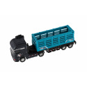 Teddies Auto nákladní s vlekem plast 26cm na setrvačník 3 druhy