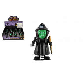 Teddies Čarodějnice chodící na natažení plast 7cm