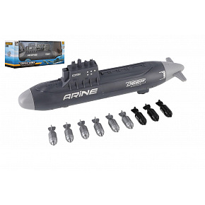 Teddies Ponorka střílecí na setrvačník v krabici