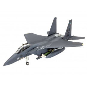 Revell Zestaw plastikowych modeli samolotów 03972 - F-15E Strike Eagle & Bombs (1:144)