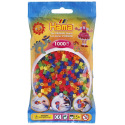 Hama Zažehlovací korálky MIDI transparentní neonové 1000ks v sáčku