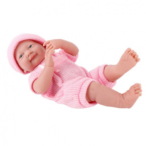 Rappa Lalka Baby 38 cm różowa