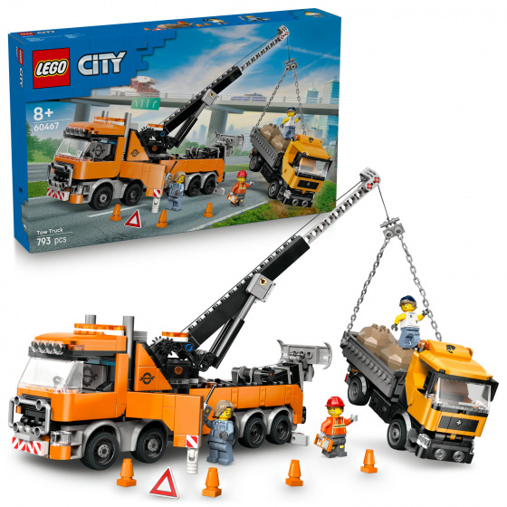 LEGO City 60467 Výkonný vyprošťovací odtahový vůz s jeřábem