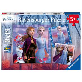 Ravensburger Disney Ľadové kráľovstvo 2 3x49 dielikov