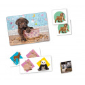 Clementoni EDUkit - Štěňátka 4v1 (pexeso, 60 puzzle, domino, 6 kostek)