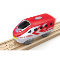 Hape Lokomotíva Intercity na batérie, červená