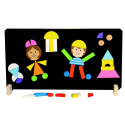Detoa Kids Magnetyczne drewniane puzzle