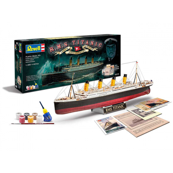 Revell Geschenk-Set 05715 - R.M.S. Titanic - 100. Jahrestag Edition (1:400)