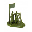 Zvezda Wargames (WWII) figurky 6231 - Soviet headquarters in winter uniform (1:72)
