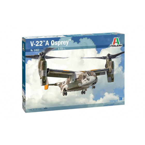 Italeri Model Kit vrtulník 1463 - V-22A Osprey (1:72)