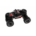 Auto RC Off-Road plast 26cm 27MHz dobíjecí pack+baterie se světlem červené v krabici