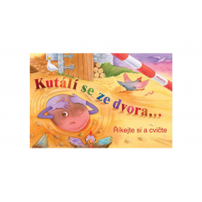 Knížka Kutálí se ze dvora CZ text 24x16cm 24m+