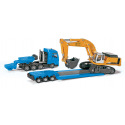 SIKU Super - Schwerlasttransport mit Tieflader, Maßstab 1:87