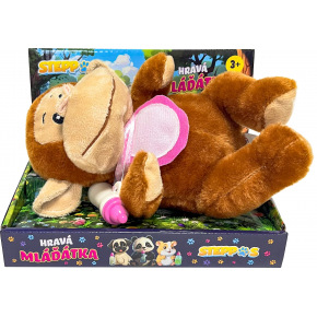 STEPPOS Interaktivní opička s lahvičkou