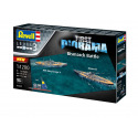 Revell Geschenk-Set Schiff 05668 - Bismarck Schlacht (1:1200)