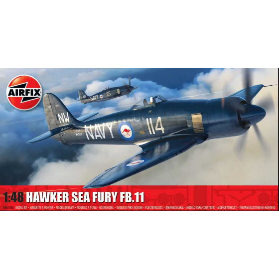 Airfix Classic Kit Flugzeug A06105A - Hawker Sea Fury FB.II (1:48)
