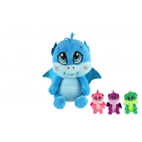 Teddies Dráček/Drak baby plyšový 12x19cm 4 barvy 0m+