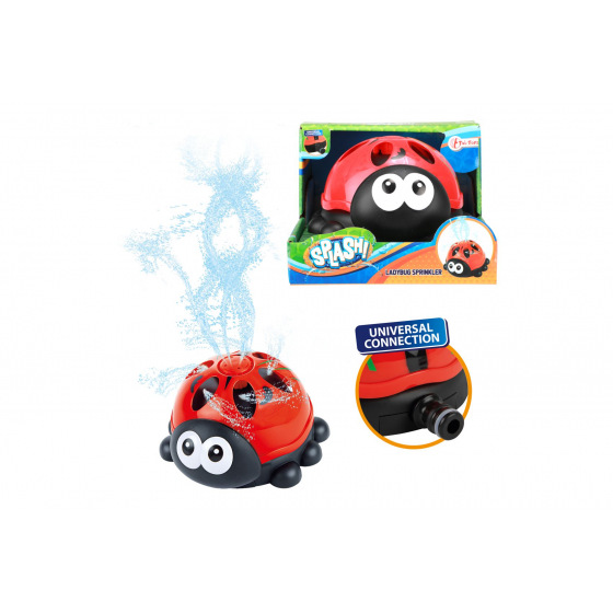 Teddies Marienkäfer Wassersprüher für den Garten aus Kunststoff 13x8cm in Schachtel 16x12x17cm