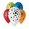 Smart Balloons Aufblasbare Fußballballons 12'' Durchmesser 30cm 5 Stück im Beutel