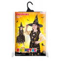 Rappa Dětský kostým čarodějnice/Halloween (M)