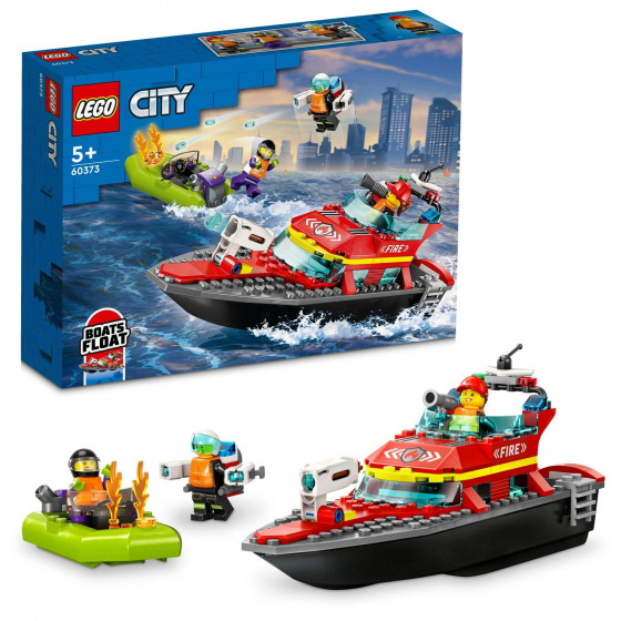 LEGO City 60373 Hasičská záchranná loď a člun
