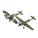 Revell ModelSet Flugzeug 63710 - Bf109G-10 & Spitfire Mk.In (1:72)