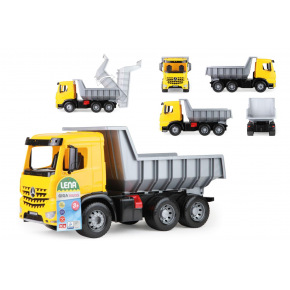 Auto sklápěč Mercedes Giga Trucks plast 65cm v krabici