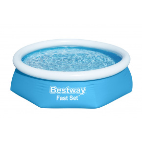 Bestway Nadmuchiwany basen Bestway Fast Set, filtracja nabojowa, 2,44m x 61cm