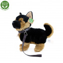 Rappa Plüschhund Deutscher Schäferhund mit Leine stehend 23 cm ECO-FRIENDLY