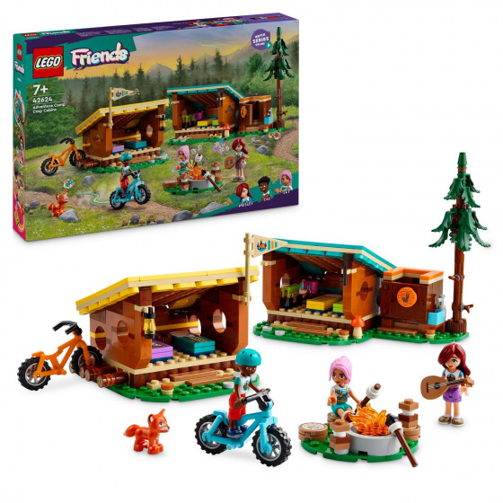 LEGO Friends 42624 Útulné chatky na dobrodružném táboře