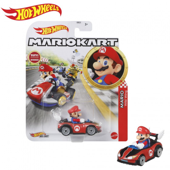 Hot Wheels Mattel Hot Wheels MARIO KART ANGLIČÁK ASST