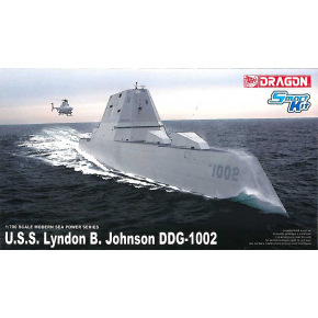 Dragon Model Kit Ship 7148 - U.S.S. Lyndon B. Johnson (DDG-1002) (1:700)