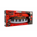 Teddies Pianko ROCK STAR 31 Tasten Kunststoff 46cm mit Batterie, mit Sound und Licht in Schachtel 52x24x8cm