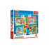 Trefl Puzzle 4v1 Glückliches Team Paw Patrol in der Box 28x28x6cm