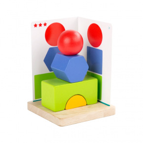 Rappa Lucy & Leo Jednoduchá geometrie – dřevěná hra