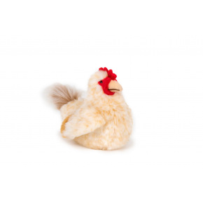 Teddies Kura siedząca pluszowa 14x23cm 0m+