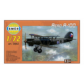 Směr Model Aero A-100 1:72 14,7x11,8 cm v krabici 25x14,5x4,5cm