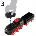 Brio Weihnachtszug-Set mit batteriebetriebener Dampflokomotive
