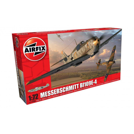 Airfix Classic Kit letadlo A01008A - Messerschmitt Bf109E-4 (1:72)