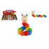 Teddies Červík/housenka kloubový dřevo 18cm barevný v sáčku 