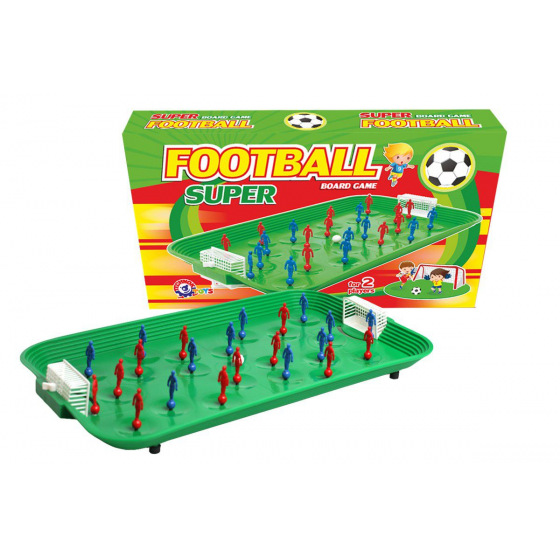 Teddies Fußball/Brettspiel aus Kunststoff/Metall in Schachtel 53x31x8cm